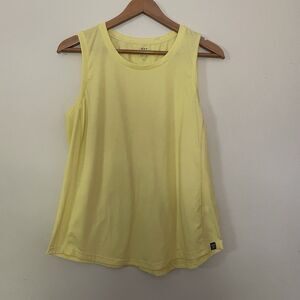 Title Nine Vibe Tank Top XL Yellow  Active Tennis Pickleball Golf